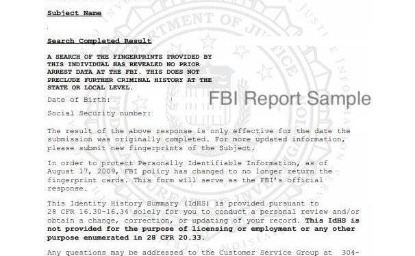 How To Get An FBI Background Check In One Week - LLD-Law